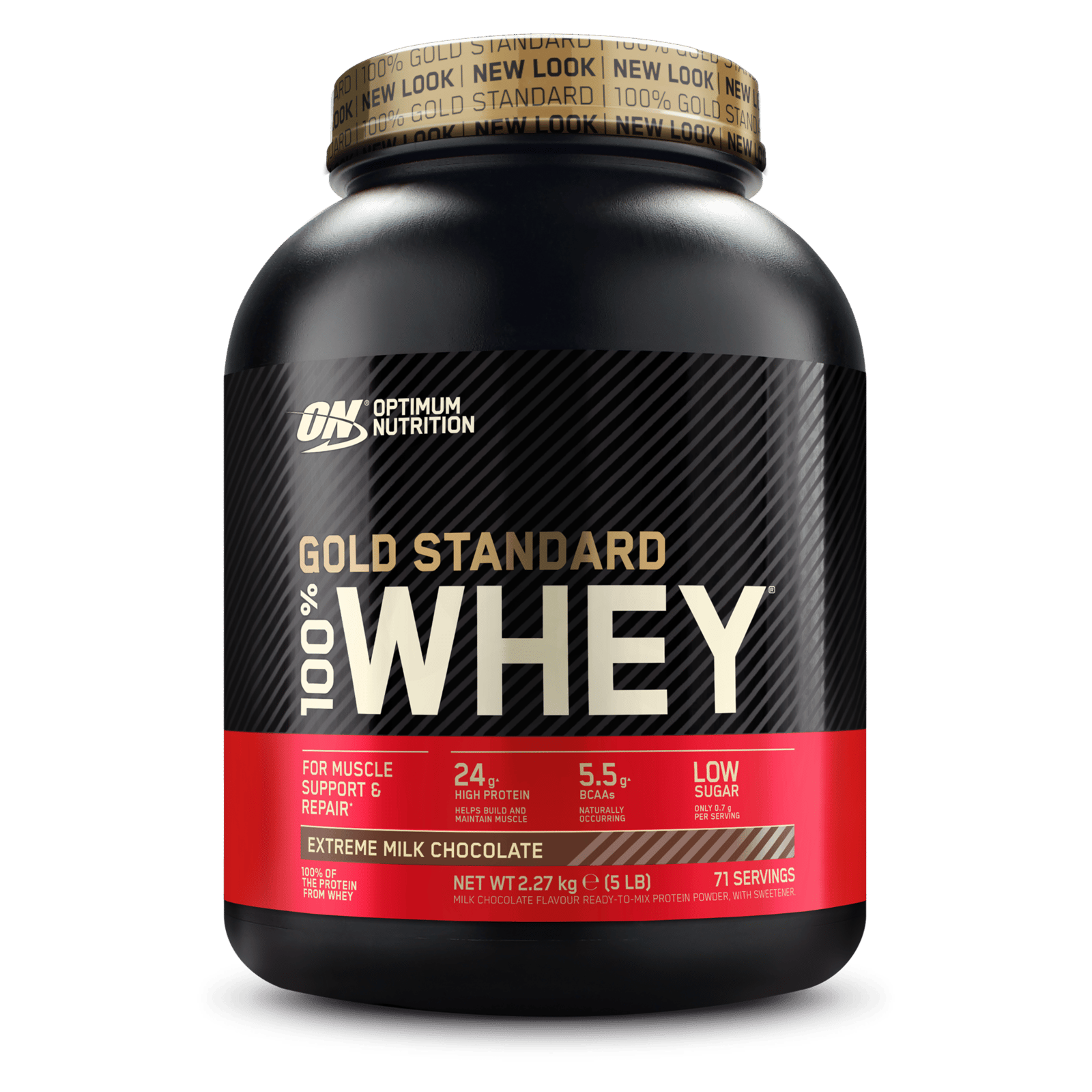 Optimum Nutrition 100% Whey Goldstandard Extreme Milk Chocolate 2270g