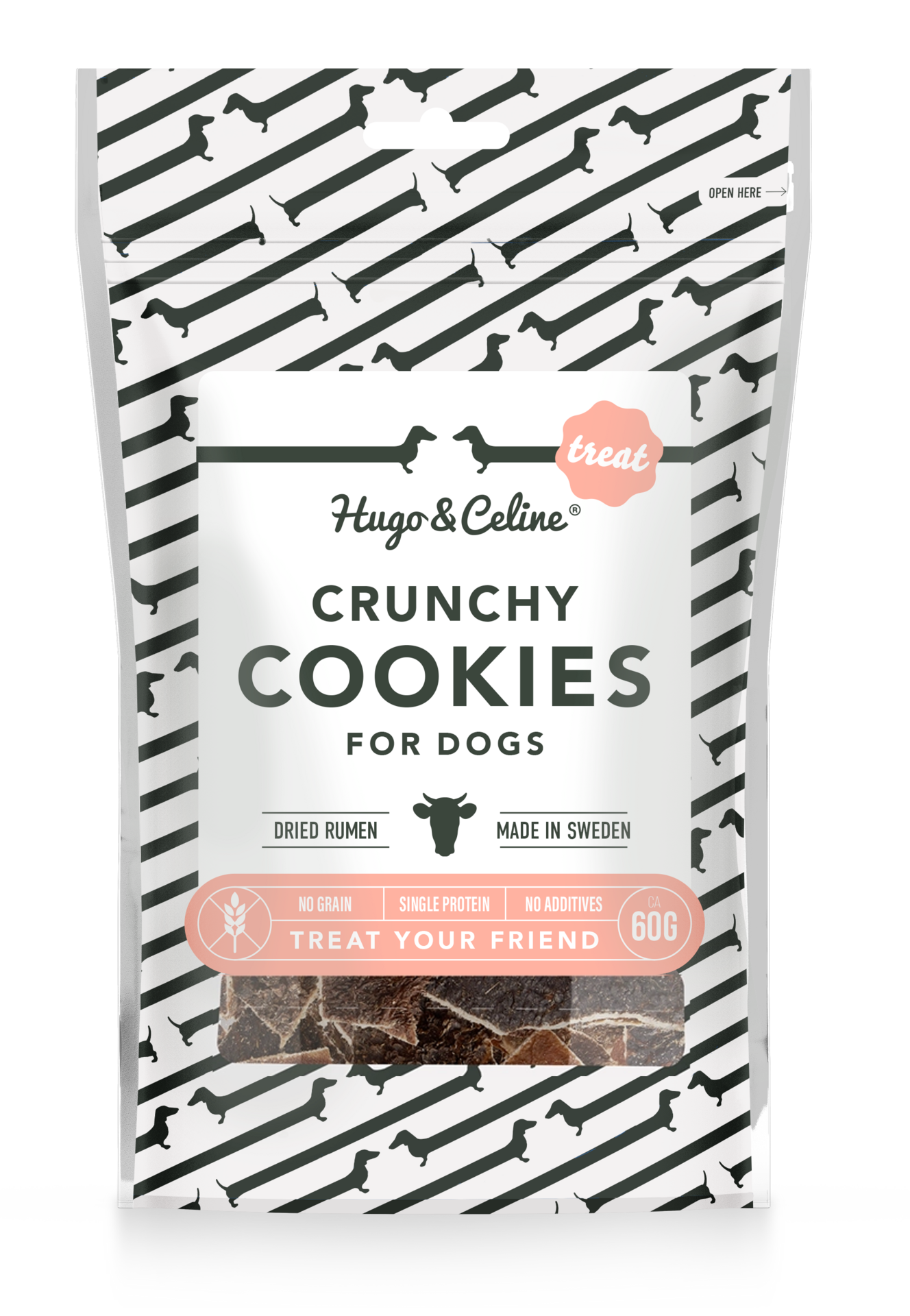 Hugo & Celine Crunchy Cookies 60 g