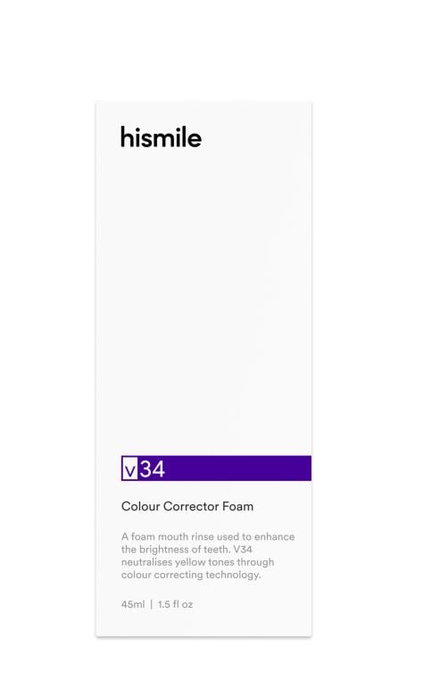 Hismile V34 Colour Corrector Foam 45 ml