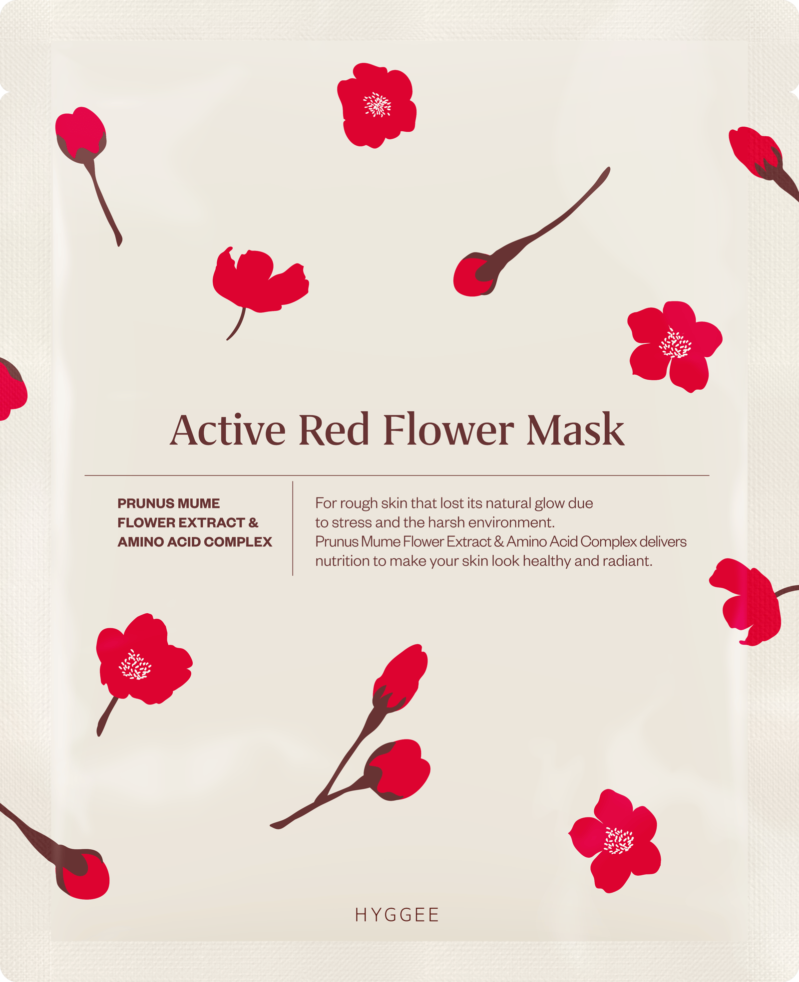 Hyggee Red Flower Active Mask 35ml