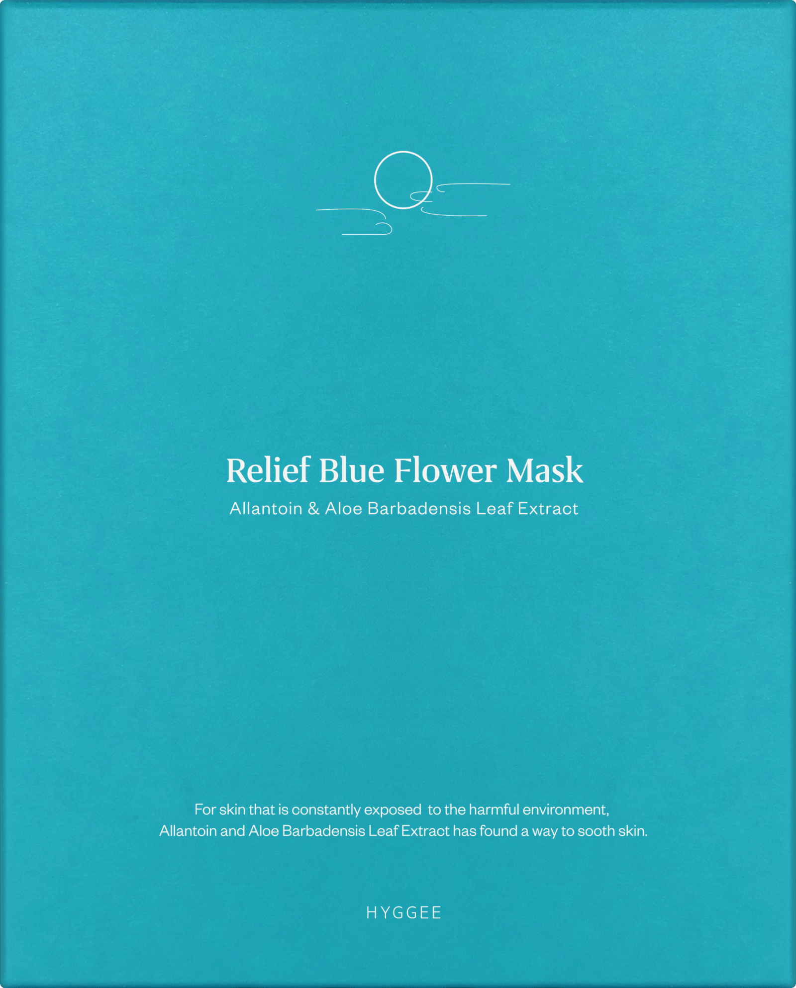 Hyggee Blue Flower Relief Flower Mask 35ml