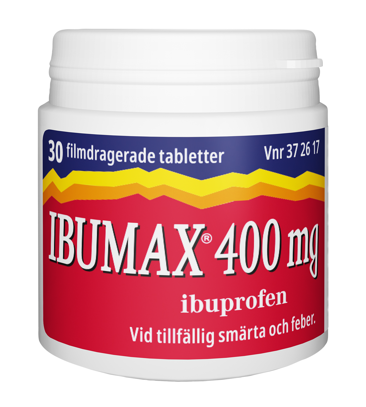 Ibumax 400 mg Ibuprofen Burk 30 tabletter