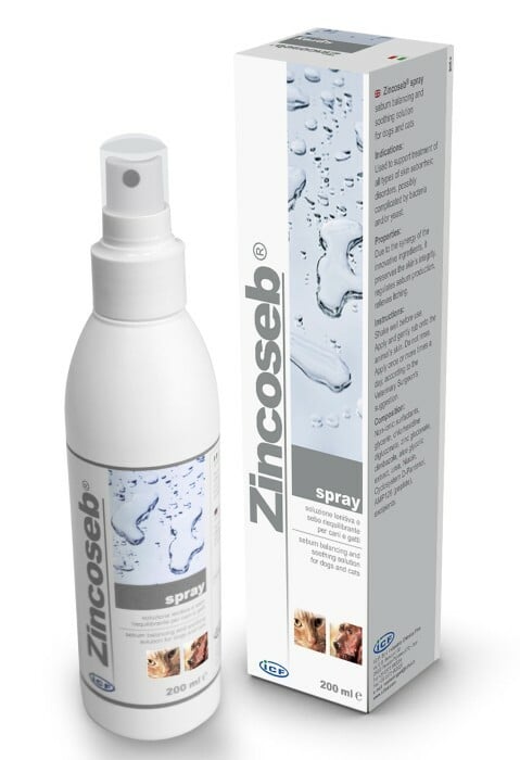 ICF Zincoseb Spray för hund, häst & katt 200 ml