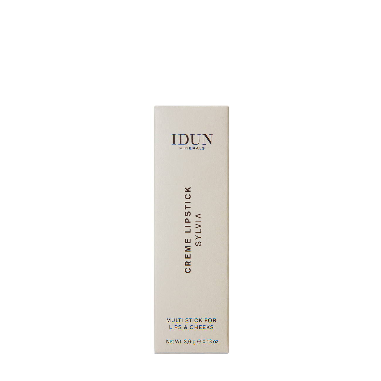 IDUN Minerals Creme Lipstick Sylvia Shimmering Plum 4 g