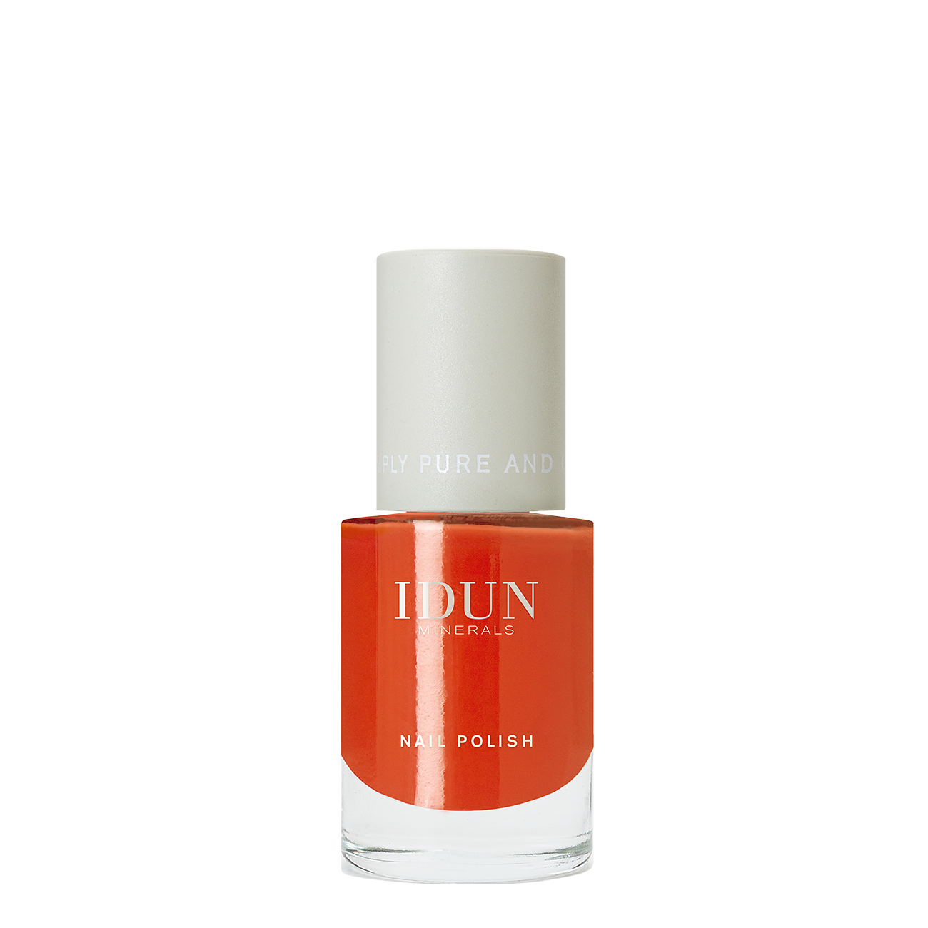 IDUN Minerals Nail Polish Karneol Scarlet Orange 11 ml