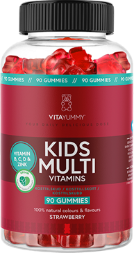 Vitayummy Kids Multivitamins Strawberry 90 tuggtabletter