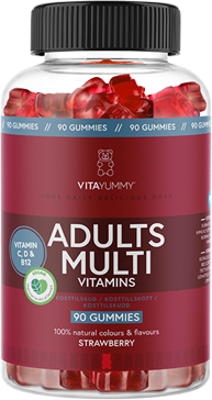 Vitayummy Adults Multivitamins Strawberry 90 tuggtabletter