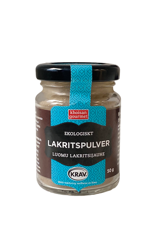 Khoisan Gourmet Lakritspulver KRAV 50 g