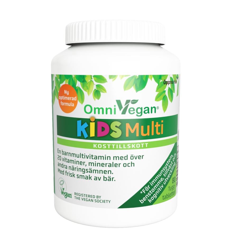 OmnisymPharma OmniVegan KIDS Multi  80 tuggtabletter