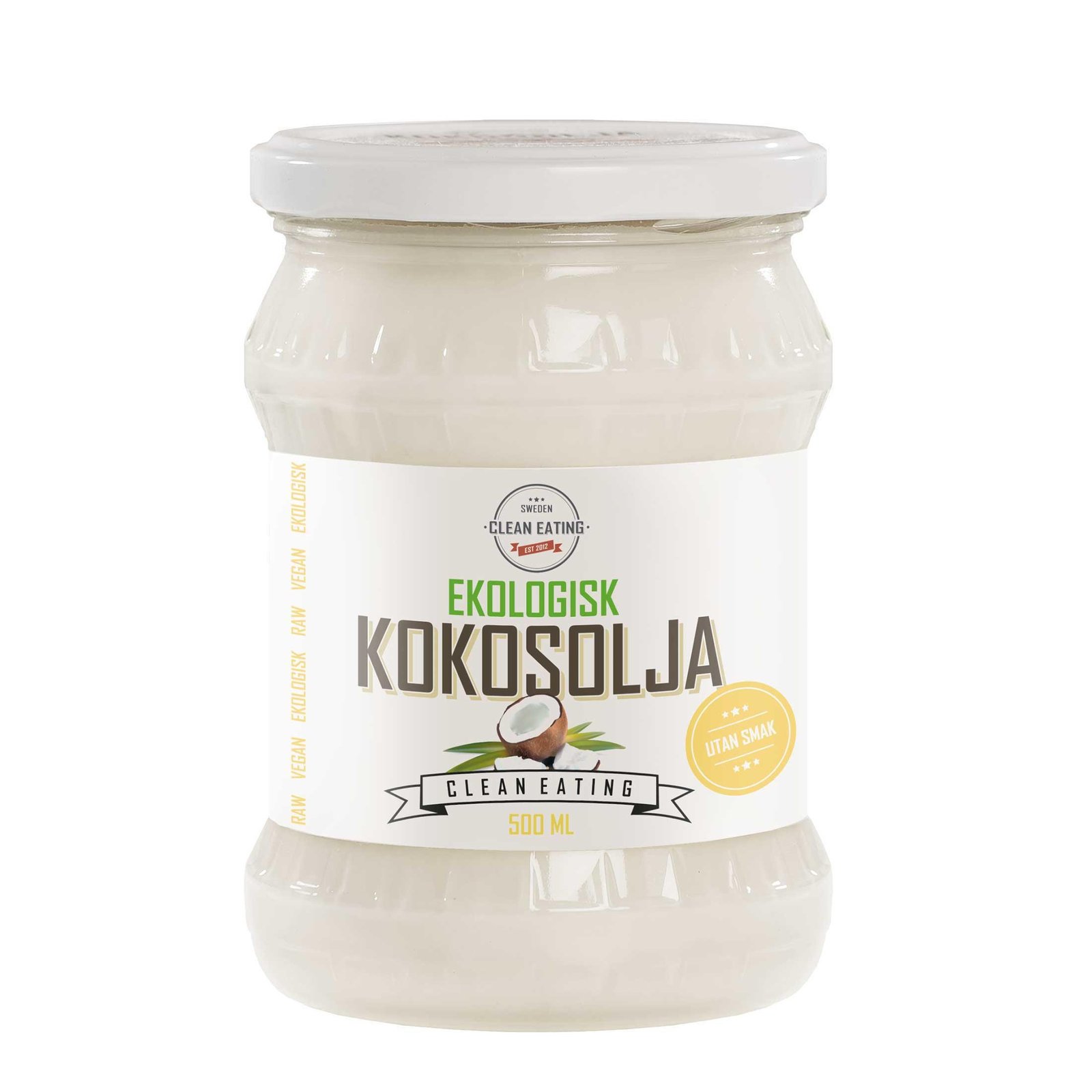 Clean Eating Kokosolja Utan Smak Eko 500 ml