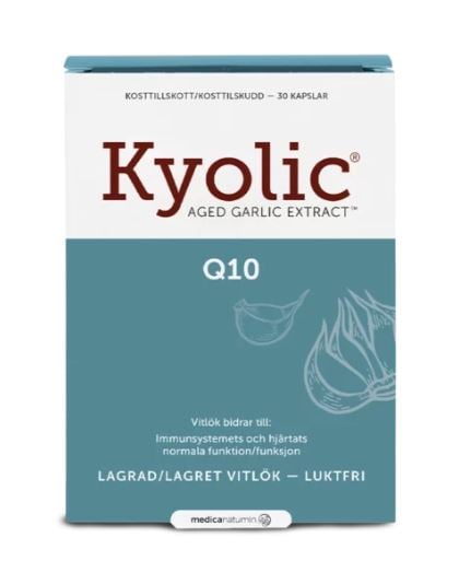 Kyolic  Aged Garlic Extract + Q10 30 kapslar