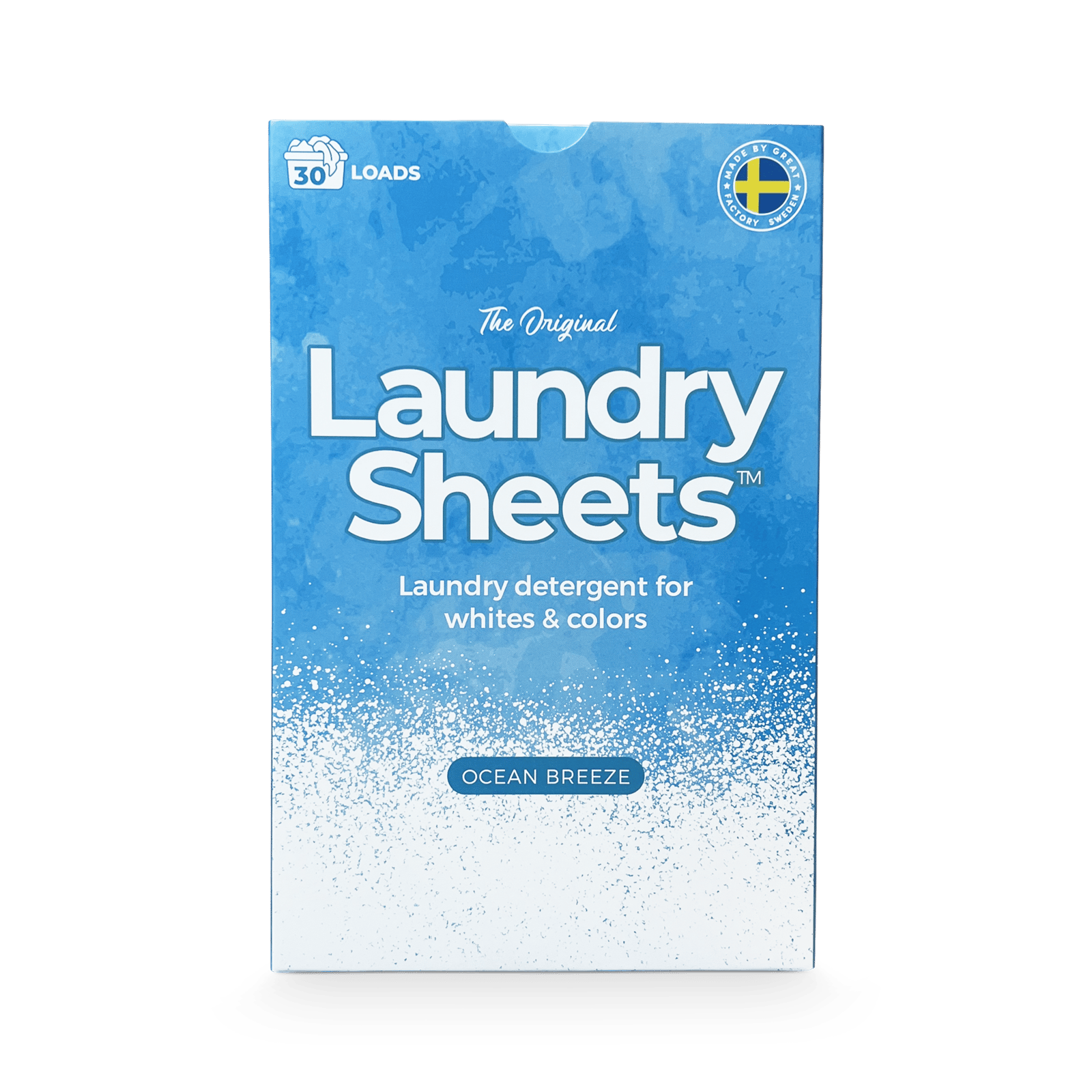 LAUNDRY SHEETS Tvättmedel Ocean Breeze 30 st