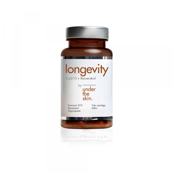 Under the Skin Longevity CoQ10+Resveratrol 60 kapslar