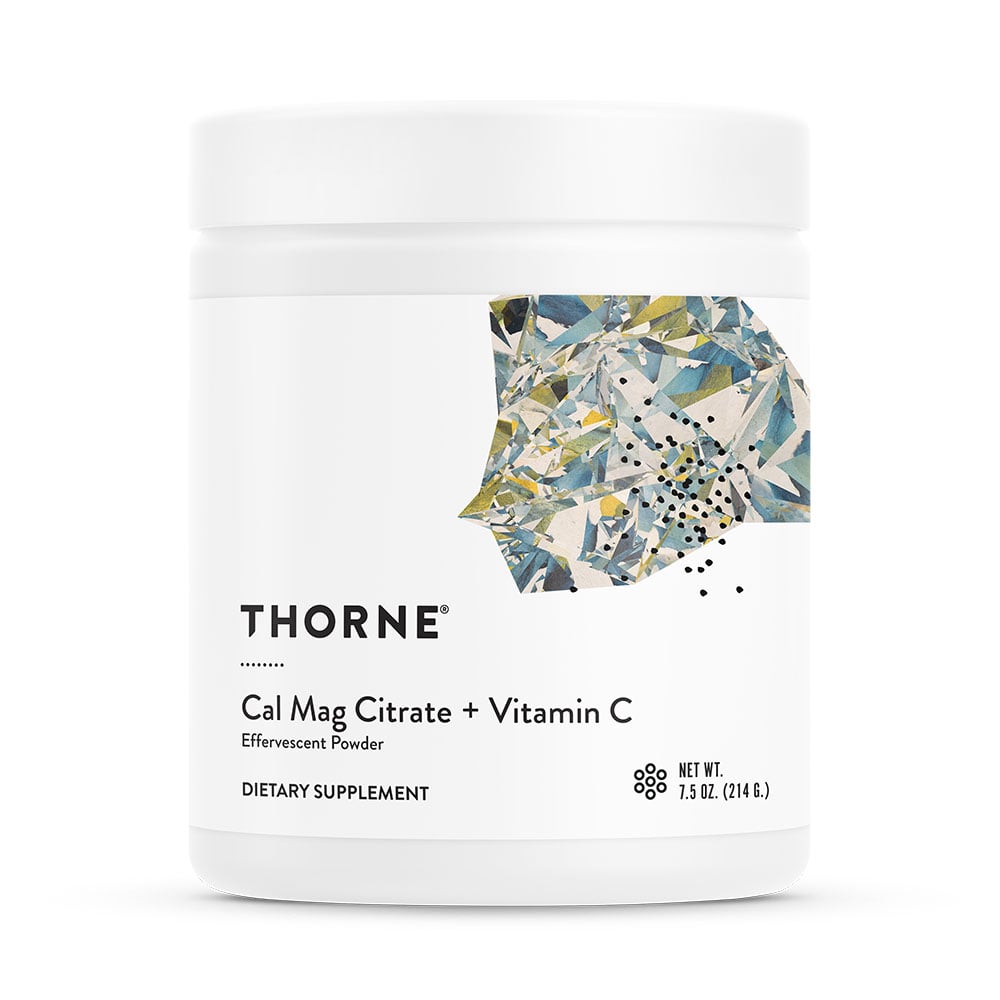 THORNE Cal Mag Citrate + Vitamin C  214g