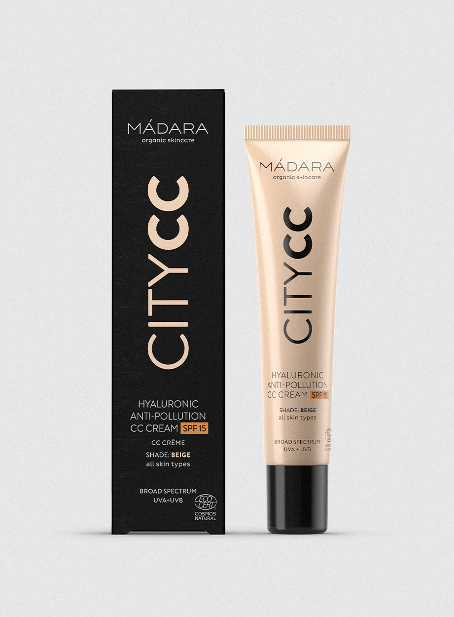 MÁDARA CityCC Hyaluronic Anti-pollution CC Cream SPF 15 Beige 40 ml