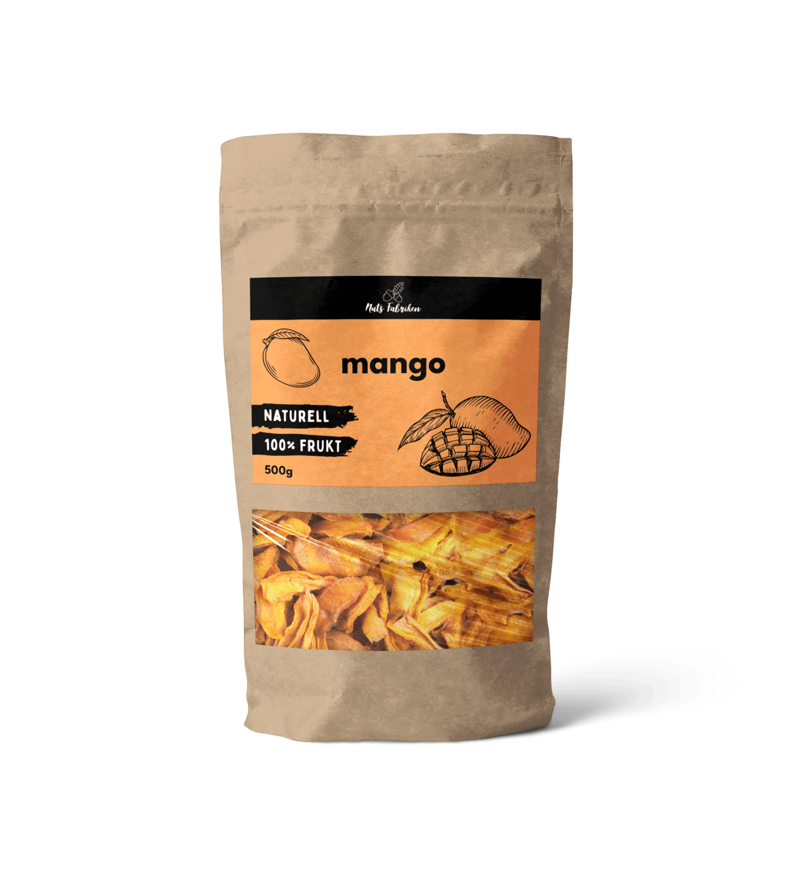 Nuts Fabriken Torkad Mango 500 g