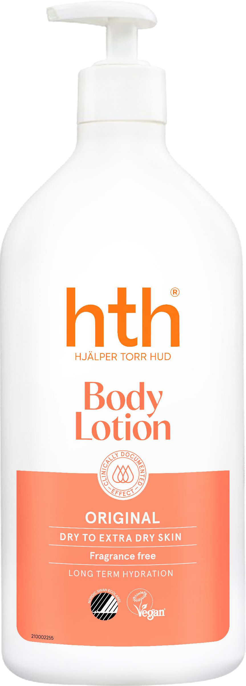 HTH Original Body Lotion Dry & Extra Dry Skin Oparfymerad 400 ml