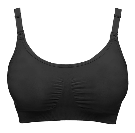 Medela 3-i-1 amnings- och pumpnings-BH, Svart, Stl L