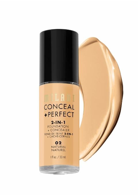 Milani Conceal + Perfect 2-in-1 Foundation & Concealer 02 Natural 30 ml