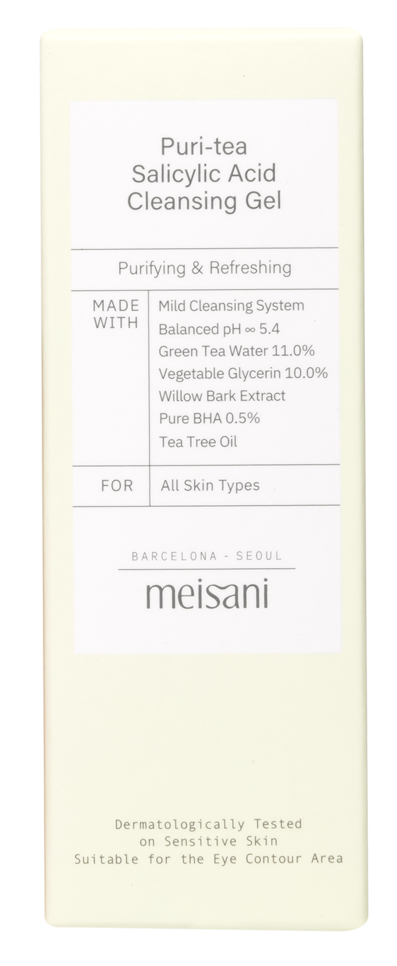 Meisani Puri-Tea Salicylic Acid Cleansing Gel 30 ml