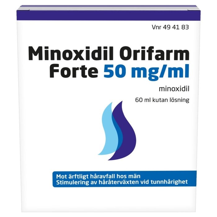 Orifarm Minoxidil Orifarm Forte 50mg/ml Kutan Lösning 60 ml