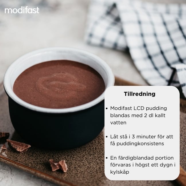 Modifast LCD Chokladpudding 8 st