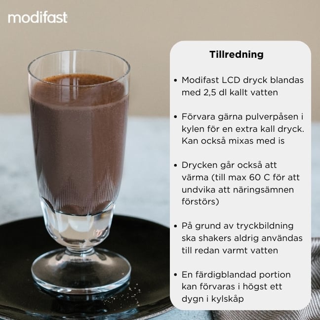 Modifast LCD Pulver Choklad 8 st