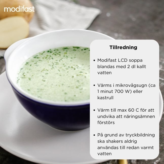 Modifast LCD Potatoe Leek Soup 8 x 55 g