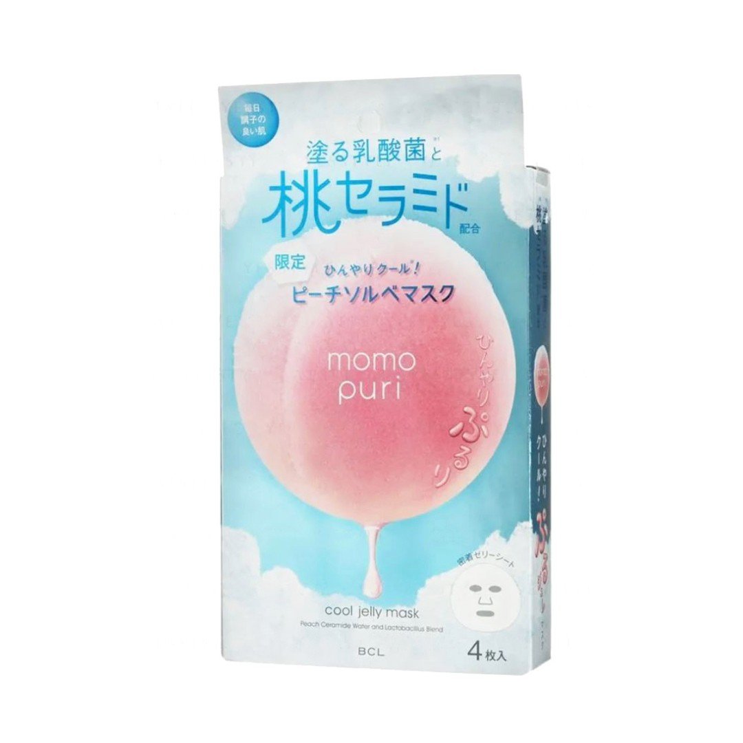 BCL Momopuri Jelly Mask Cool 4 st