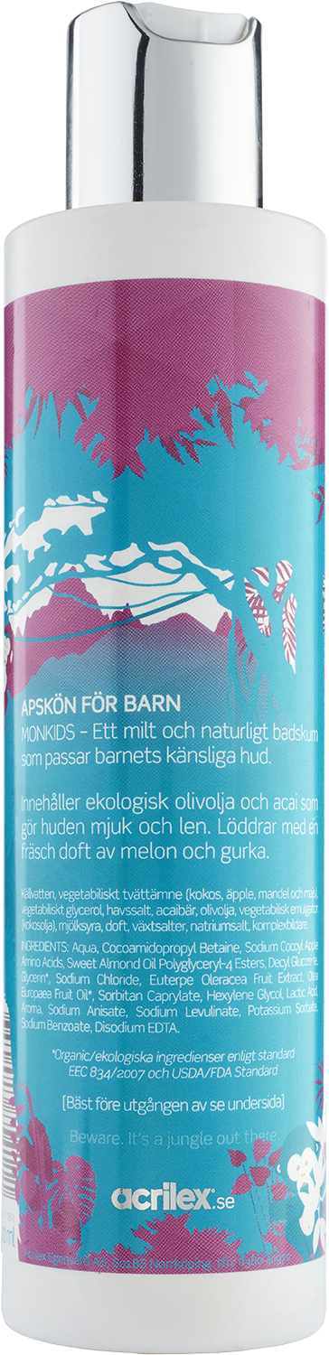 Monkids Naturliga Badskum Barn 200 ml