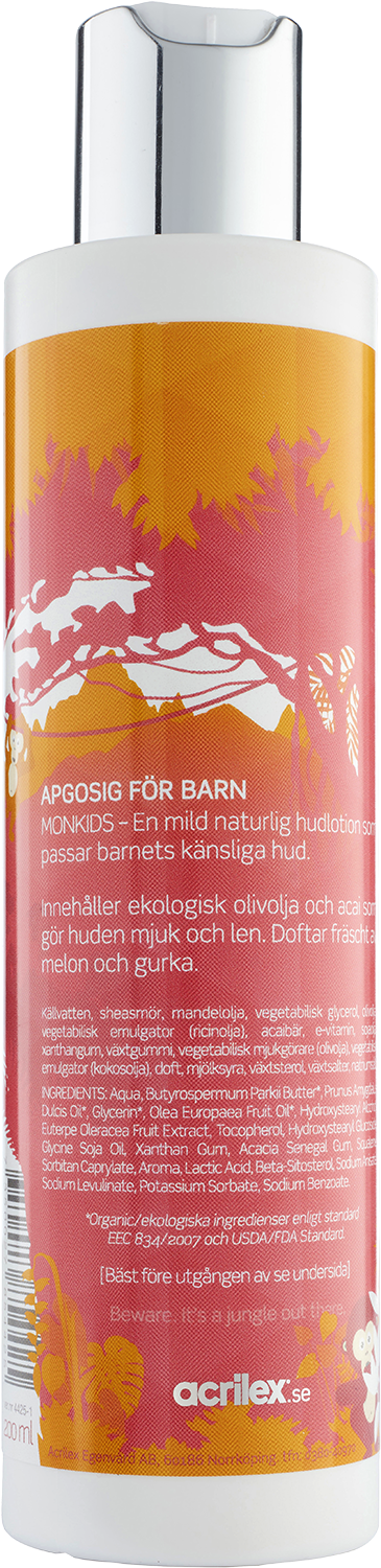 Monkids Naturliga Hudkräm Barn 200 ml