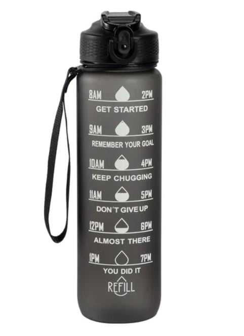 The Hollywood Motivational Bottle Black 1000 ml