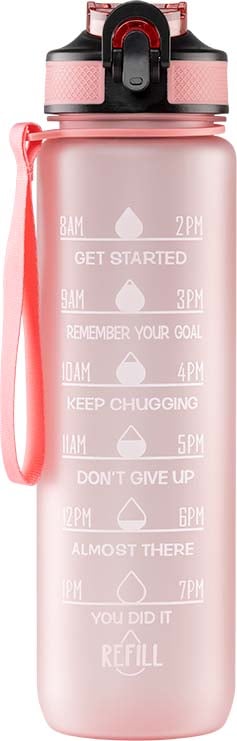 The Hollywood Motivational Bottle Light Pink 1000 ml