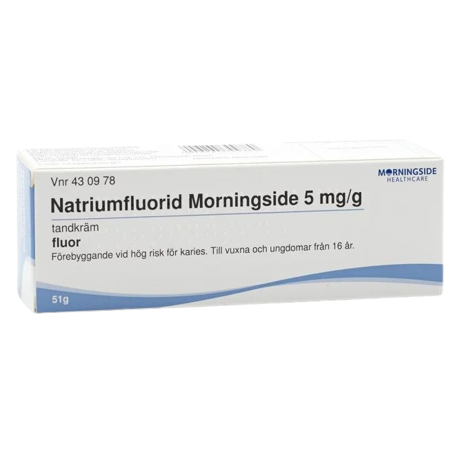 Morningside Natriumfluorid Morningside 5 mg/g Tandkräm 51 g