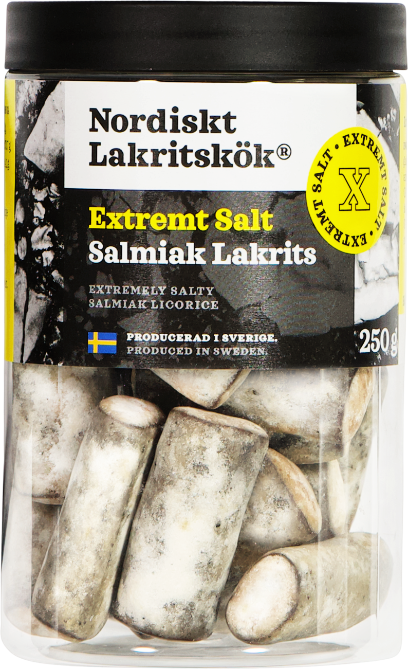 Nordiskt Lakritskök Extremt Salt 250g