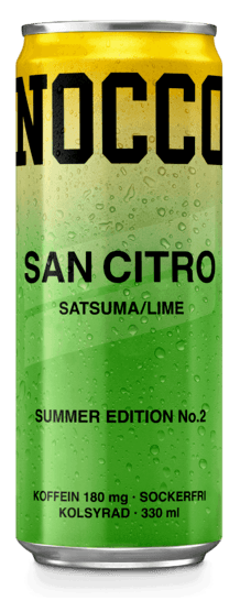Nocco Summer Limited Edition Satsuma/Lime 330ml