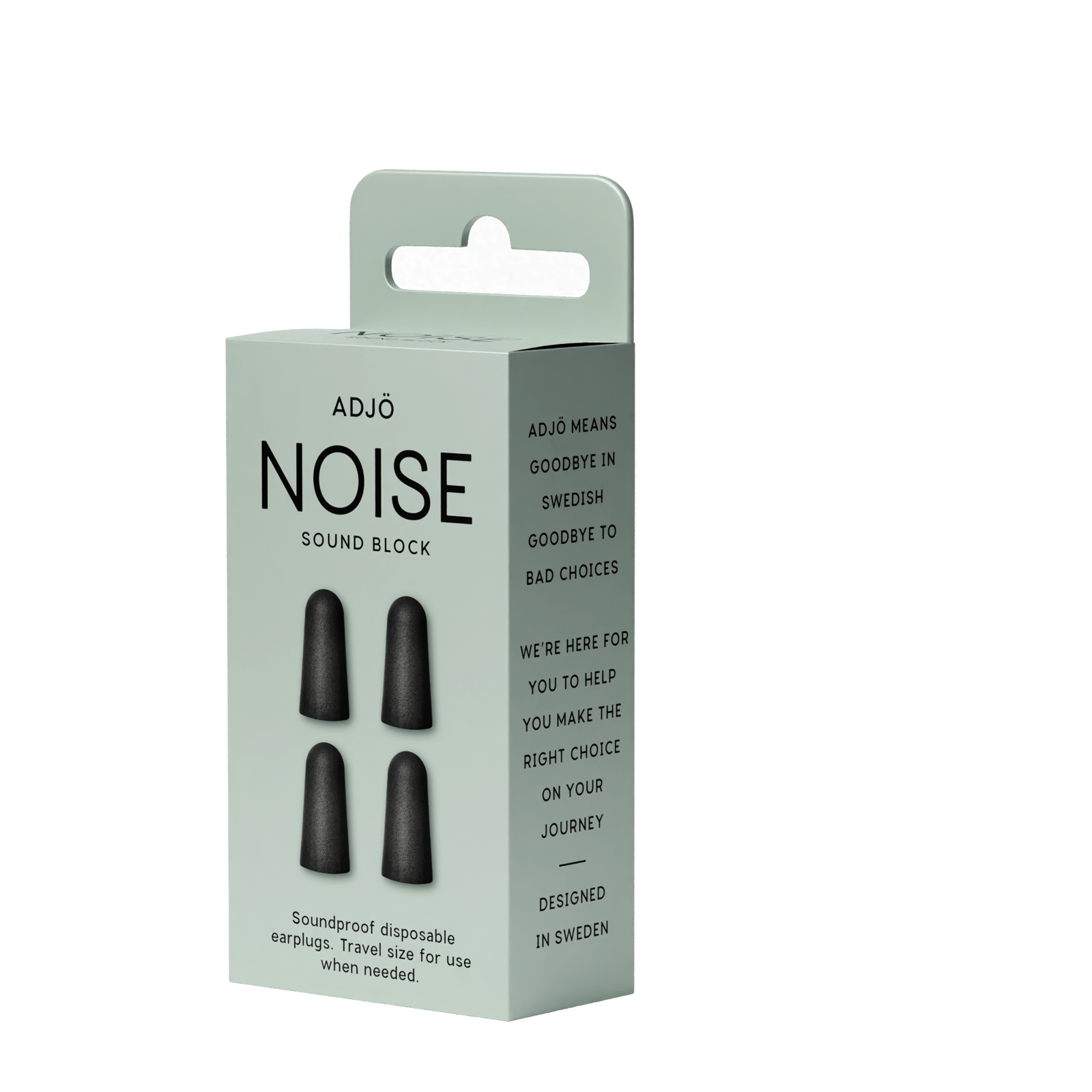 ADJÖ NOISE Sound Block Earplugs 4-pack
