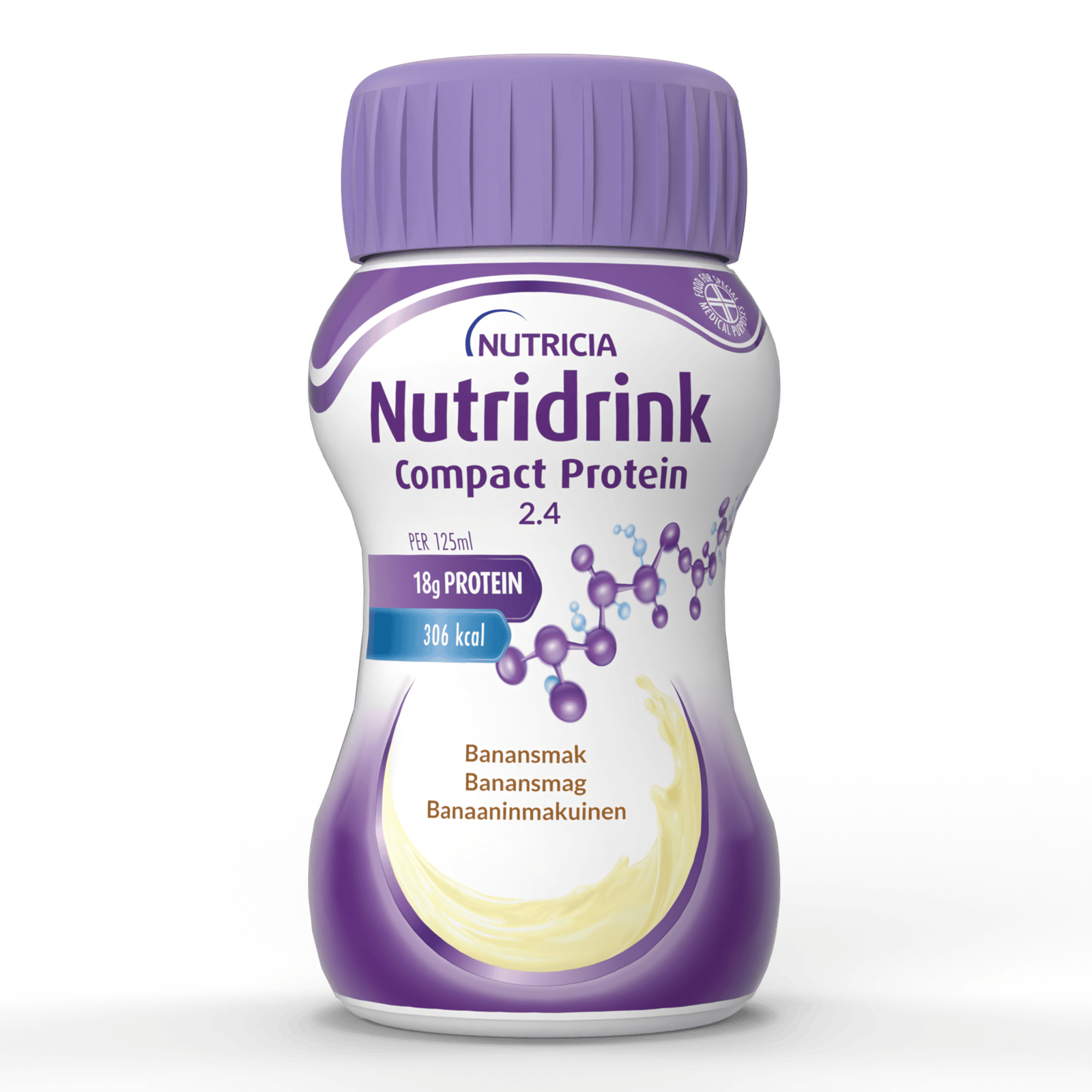 Nutridrink Compact Protein Banansmak 4 x 125 ml