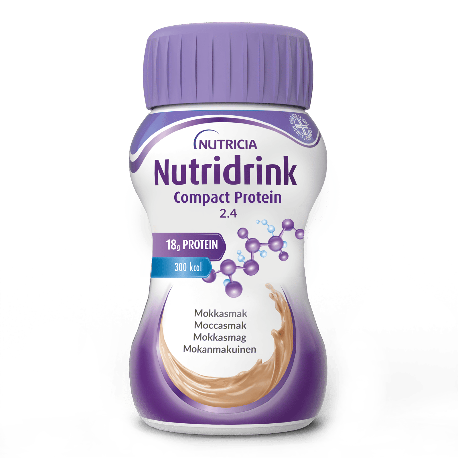 Nutridrink Compact Protein Moccasmak 4 x 125 ml