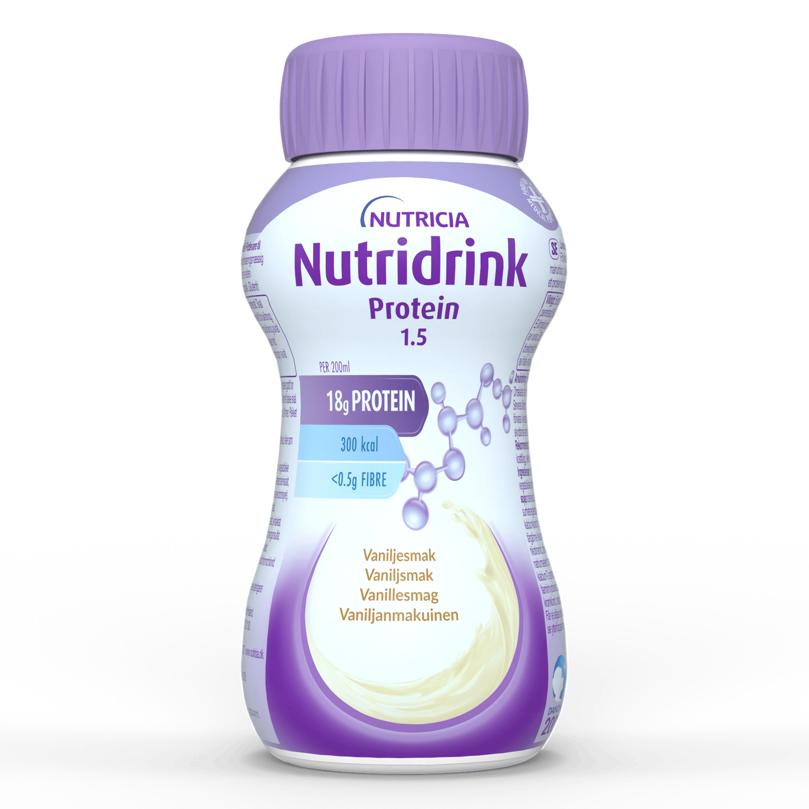 Nutridrink Protein Vaniljsmak 4 x 200 ml