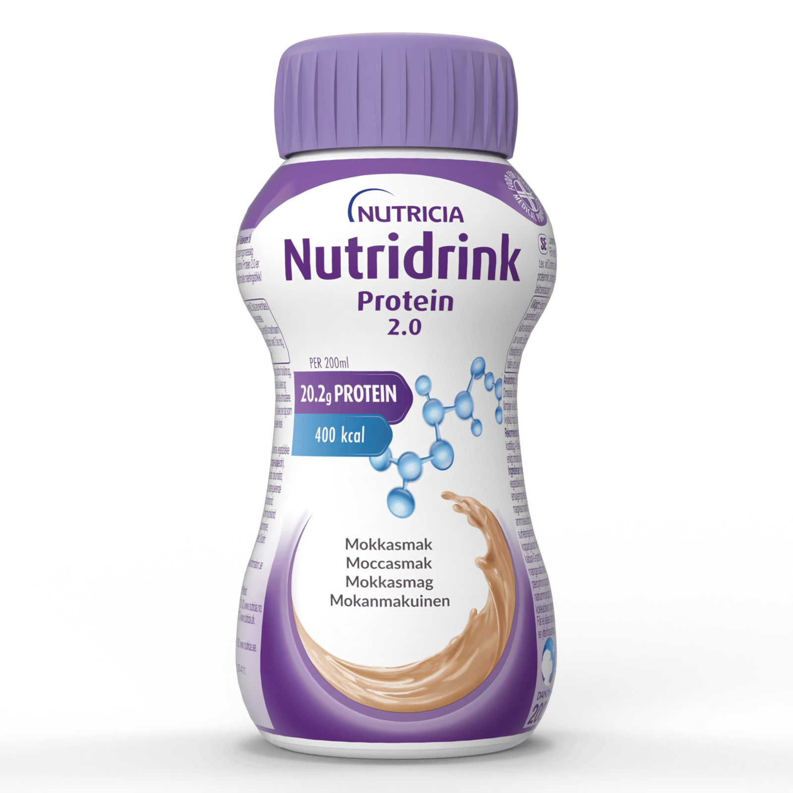 Nutridrink Protein 2.0 Moccasmak 4 x 200 ml