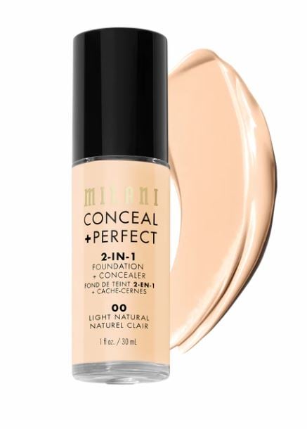 Milani Conceal + Perfect 2-in-1 Foundation & Concealer 00 Light Natural 30 ml