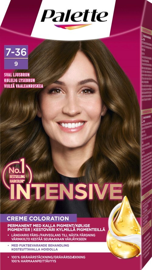 Palette Intensive Creme Coloration 7-36 Frostig Mellanblond