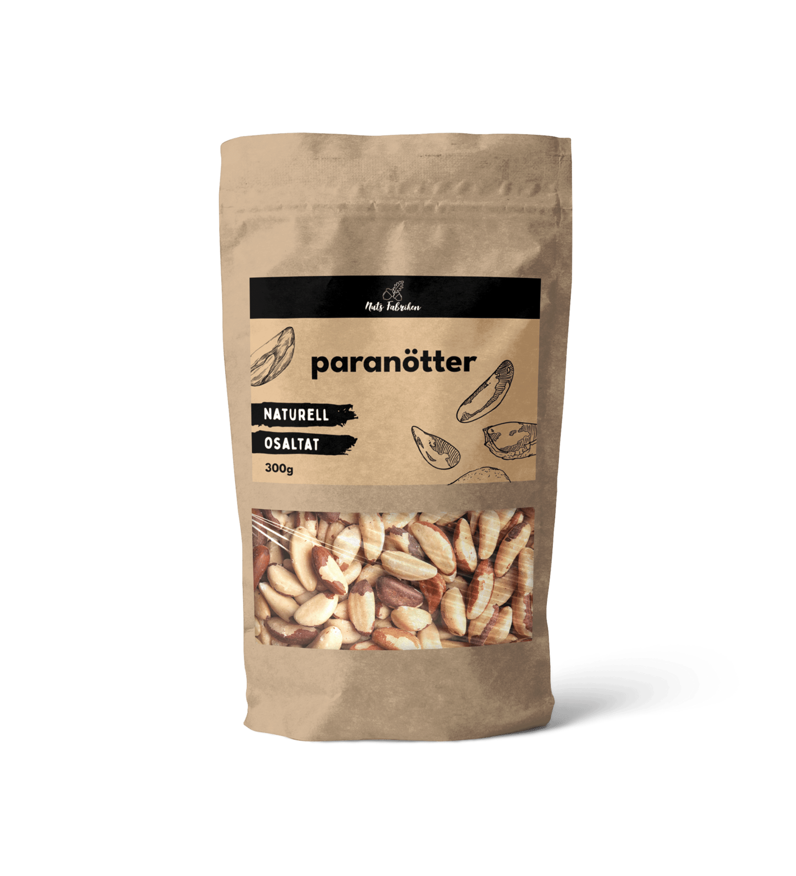 Nuts Fabriken Paranötter 300 g