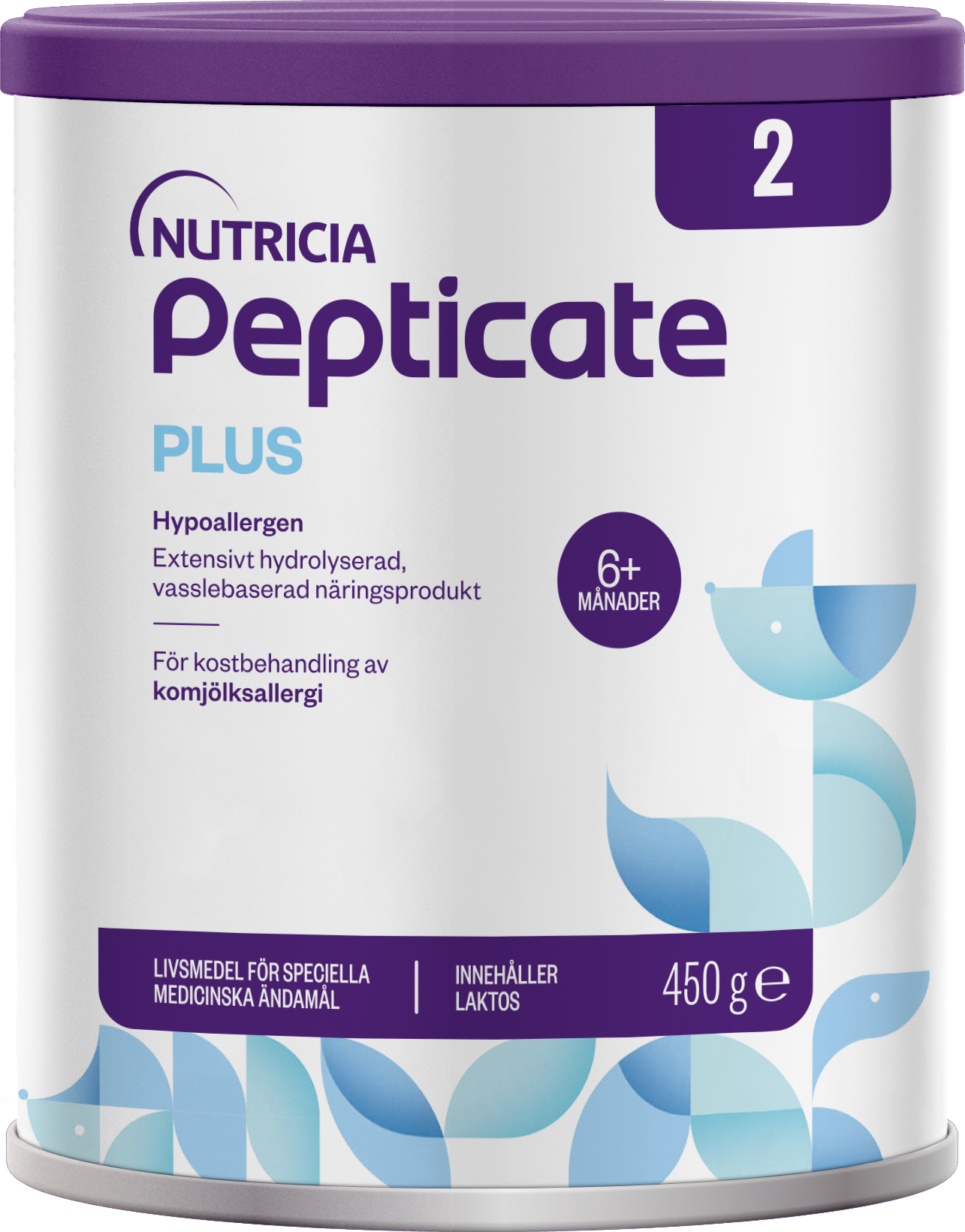 Pepticate Plus Tillskottsnäring vid mjölkproteinallergi 6+ månader 450g