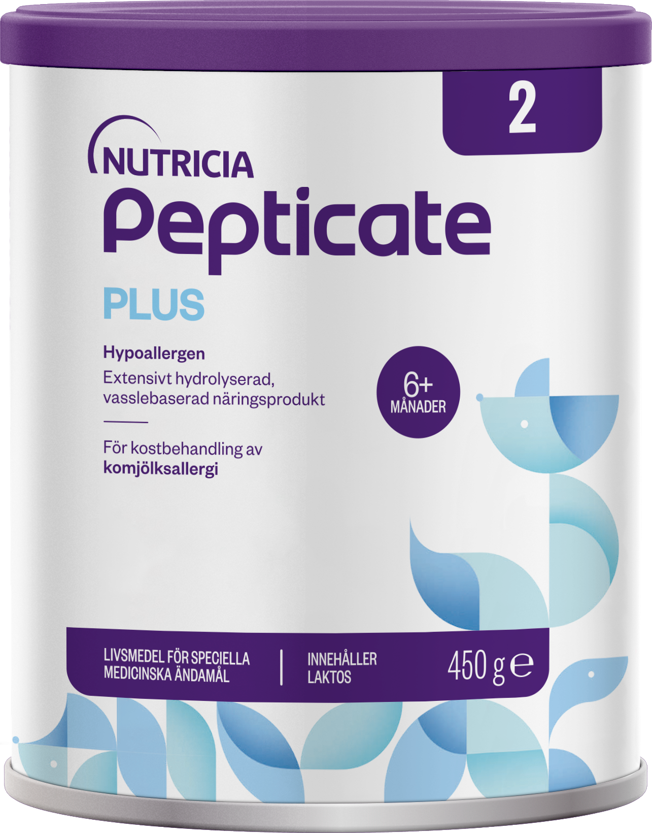 Pepticate Plus Tillskottsnäring vid mjölkproteinallergi 6+ månader 450g