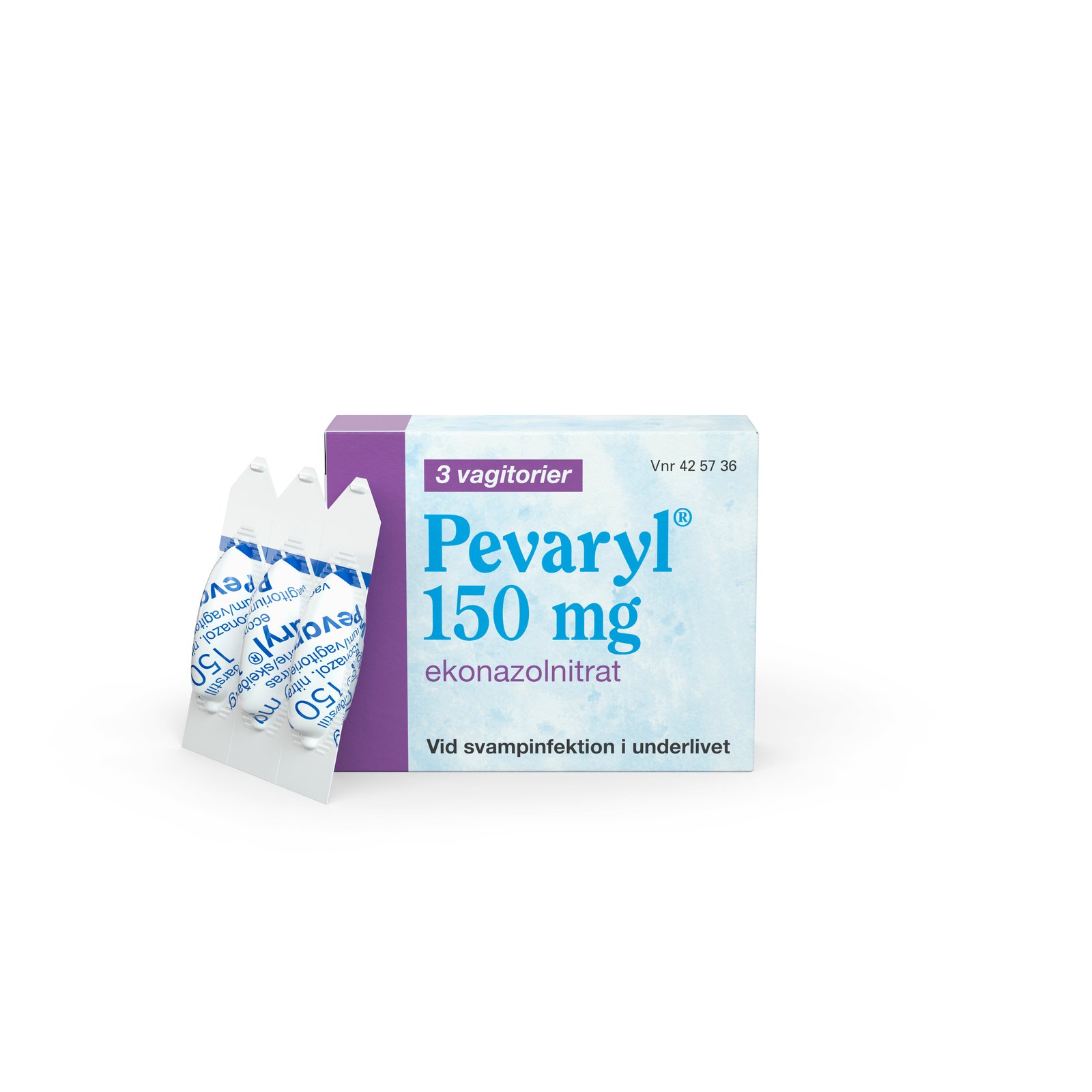 Pevaryl Vagitorier 150 mg 3 st
