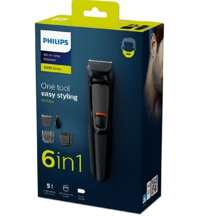 Philips Multigroom Series 3000 MG3710/15 Rakapparat Svart