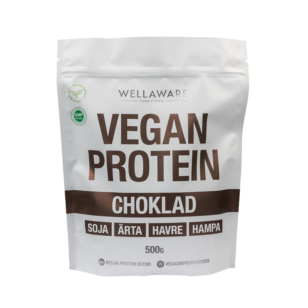 WellAware Vegan Protein Blend Choklad Påse 500 g