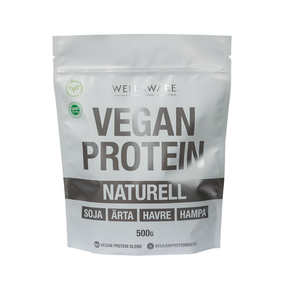 WellAware Vegan Protein Blend Naturell Påse 500 g